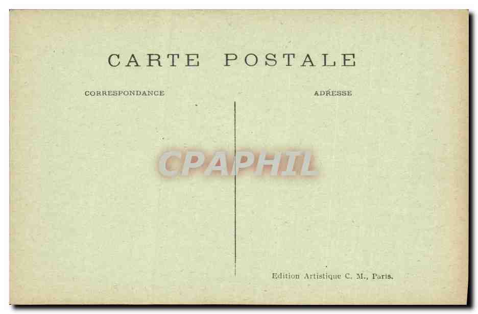 CPA Vincennes Le Choeur de la Chapelle du Fort — Rückseite