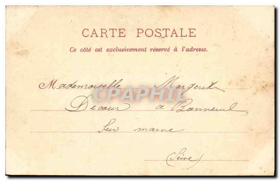 CPA Vincennes Bois de Cascade Enfants — Rückseite