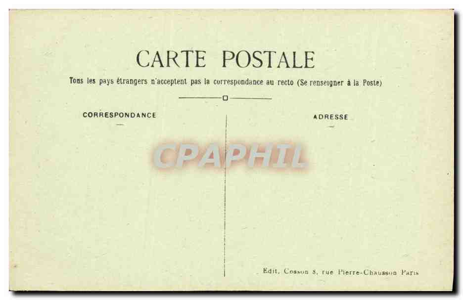 CPA Paris Montmartre La Maison de Henri IV Rue St Vincent — Rückseite