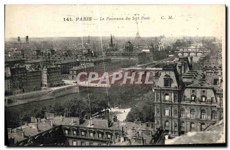 PARIS — Le Panorama des Sept Ponts — C. M. n°141