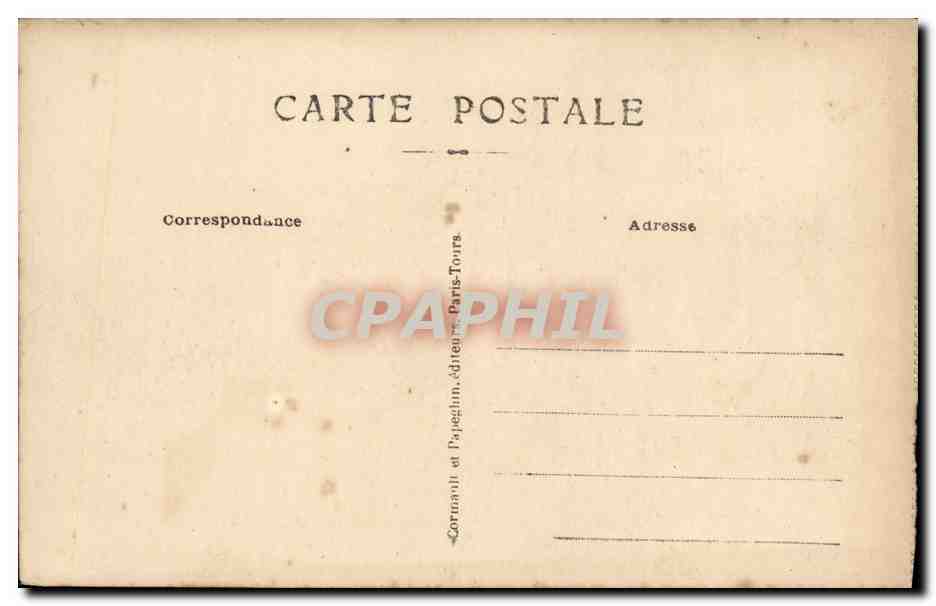 CPA Paris Apotheose de la victoire Juillet 1919 Le genral Pershing a la tete de ses troupes Militaria — Verso