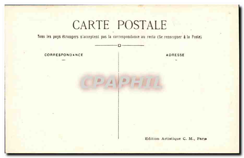 CPA Paris Le Grand Palais des Champs Elysecs — Rückseite