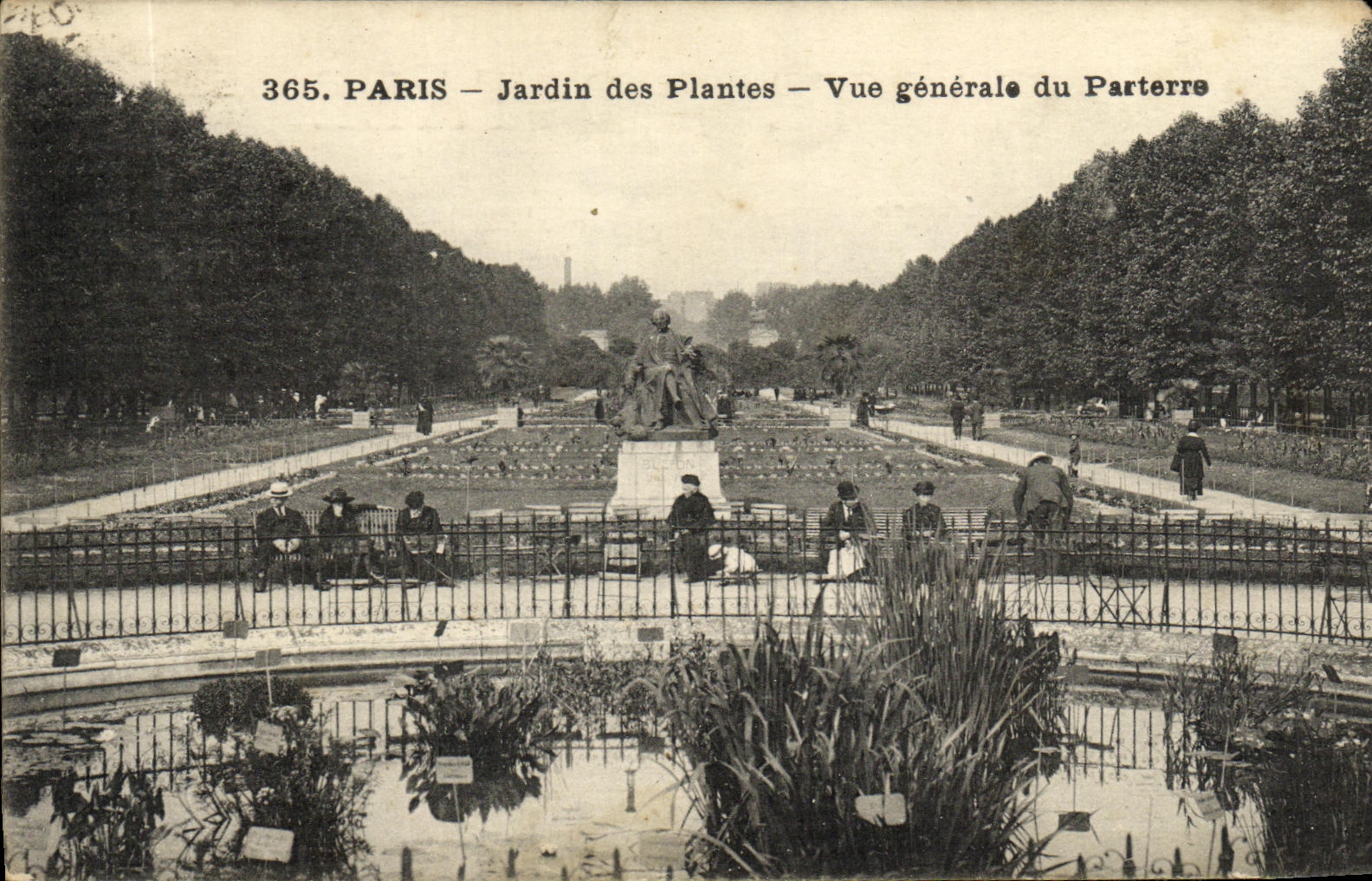 CPA Paris Jardin des Plantes Vue Generale du Parterre