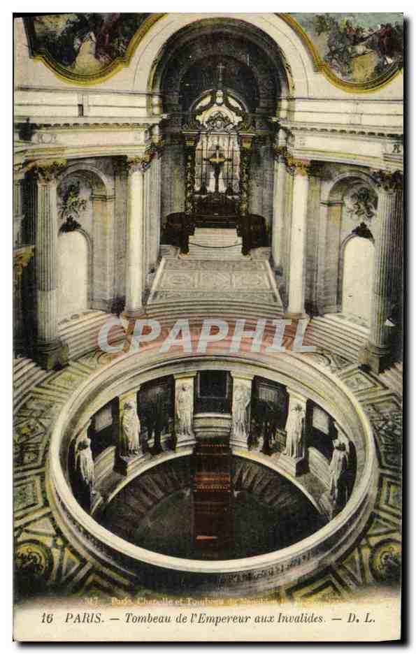 CPA Paris tombeau de L Empereur aux Invalides