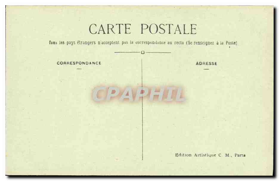 CPA Paris Theatre National de L Opera L Escalier d Honneur — Verso
