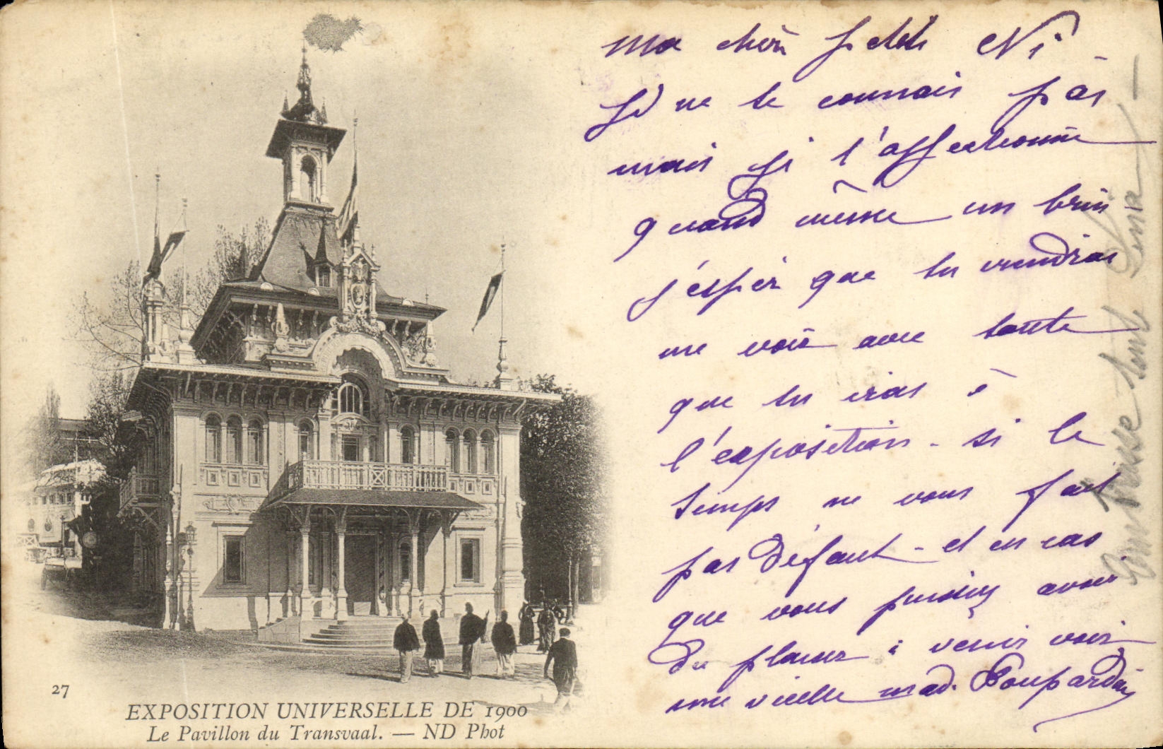Le Pavillon du Transvaal — Exposition Universelle de 1900 — ND Pbot