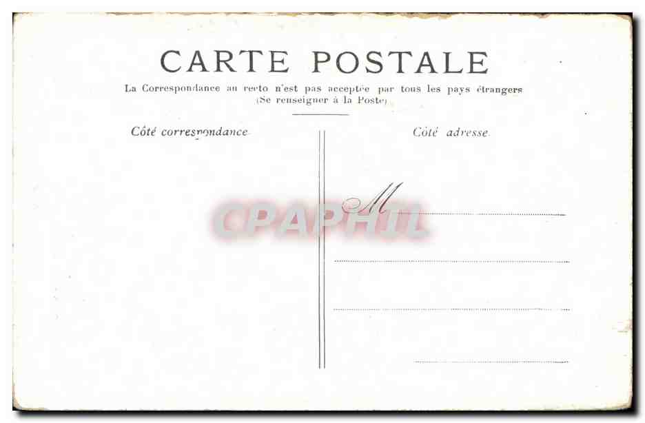 CPA Paris La Saine Chapelle — Rückseite