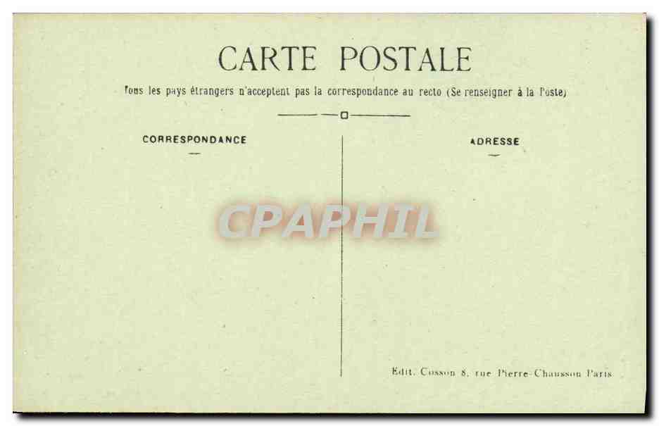CPA Paris Panorama Pris du Pantheon  — Rückseite