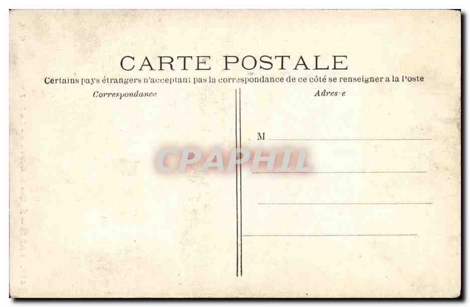 CPA Paris Eglise St Gervais La nef — Rückseite