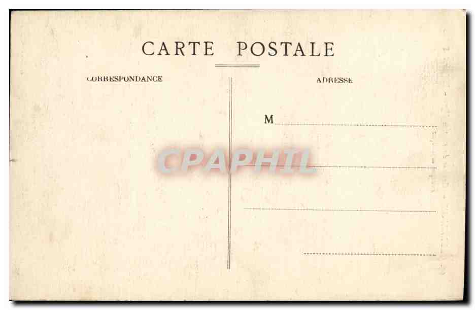 CPA Courbevoie Caserne du 119eme de ligne Batiment  — Rückseite
