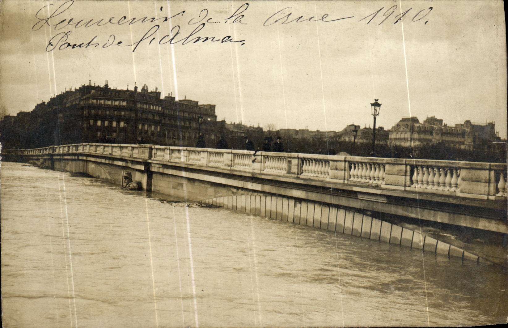 Alma Bridge — Paris — 1910