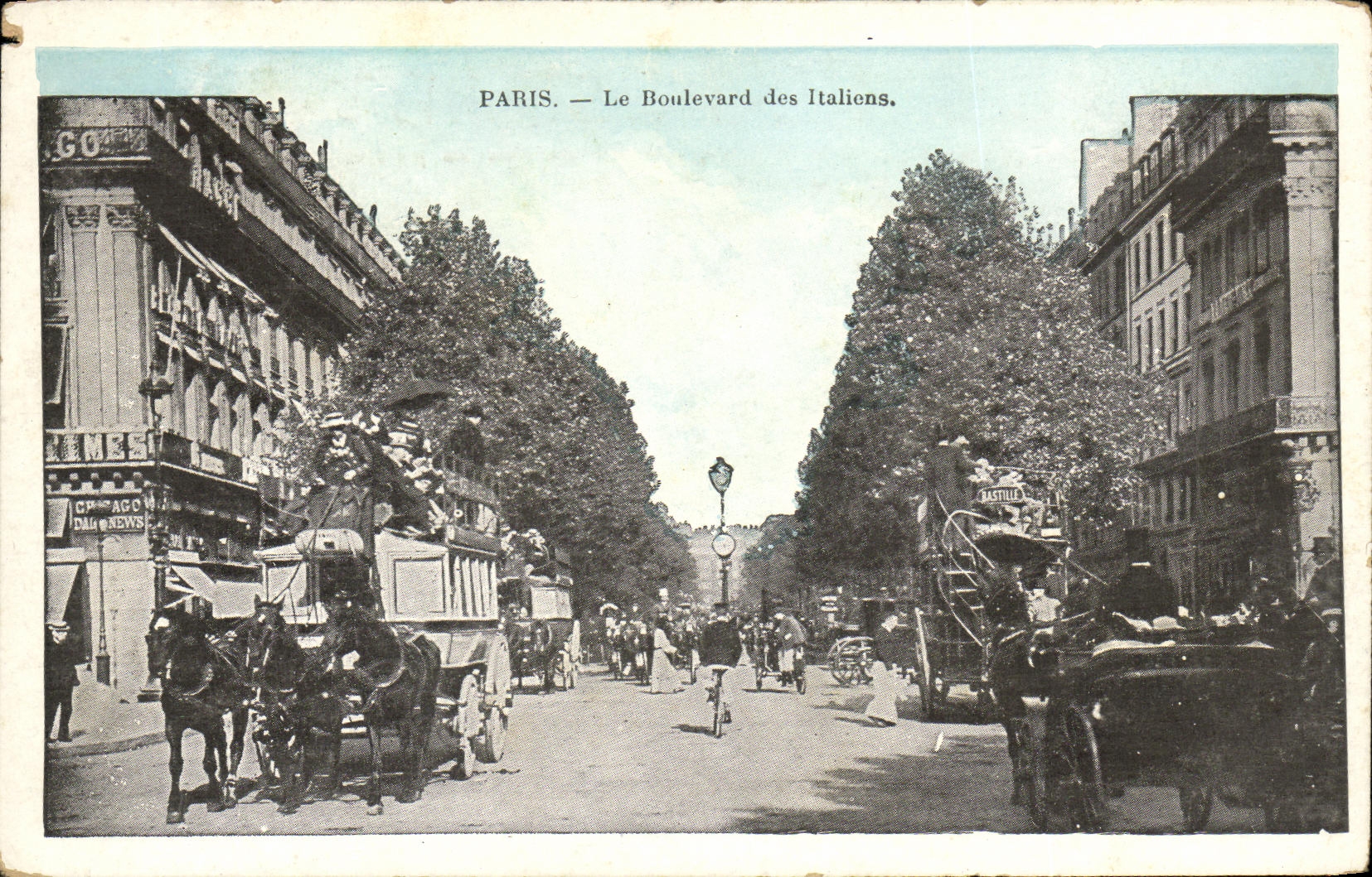 CPA Paris La Boulevard des Italiens