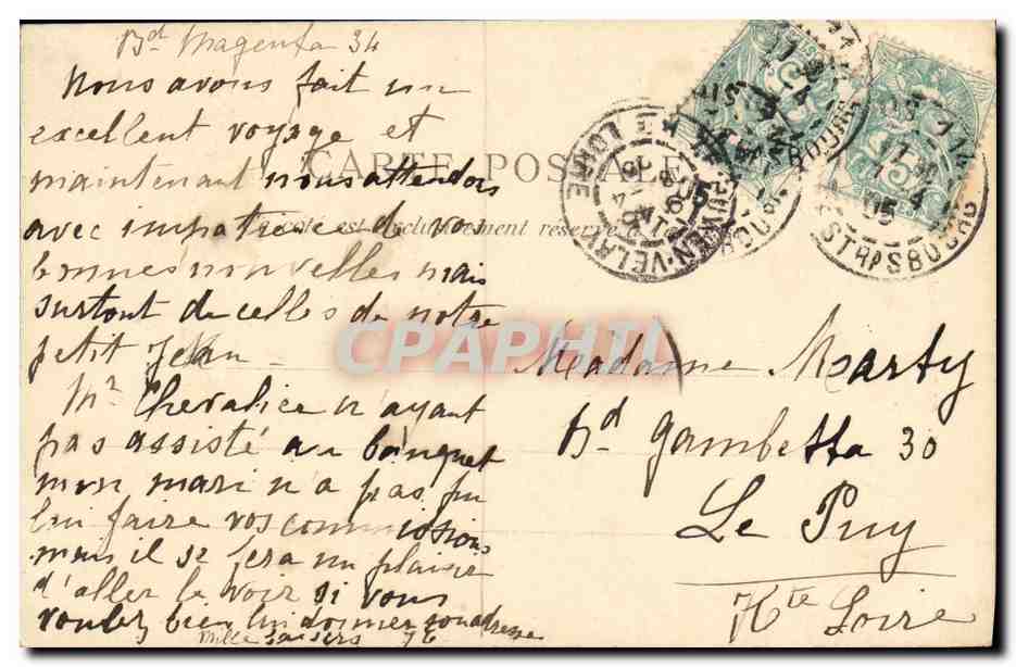 CPA Paris Calvaire de Montmartre — Rückseite