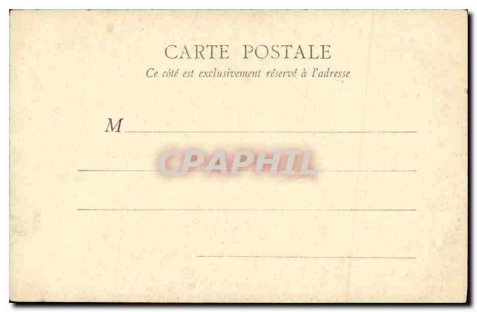 CPA Paris Lancret L Hiver Musee du Louvre — Verso