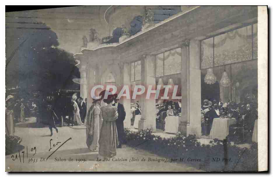 CPA Salon de 1909 Le Pre Catelan Bois De Boulogne