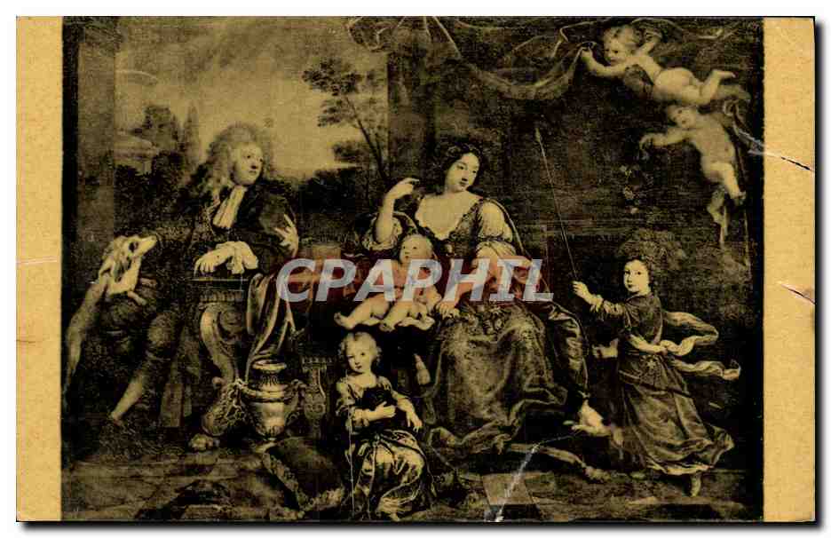 CPA Mignard Portrait Du Grand Dauphin Louis De France et De Sa Famille