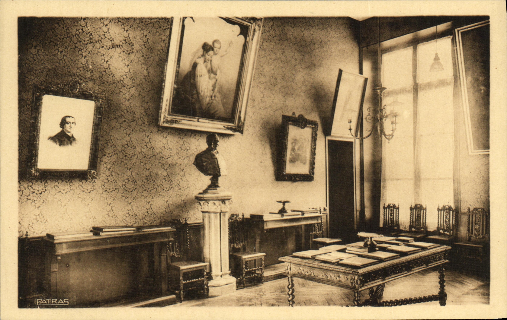 CPA Paris Ecole Massillon Quai des Celestins Le parloir