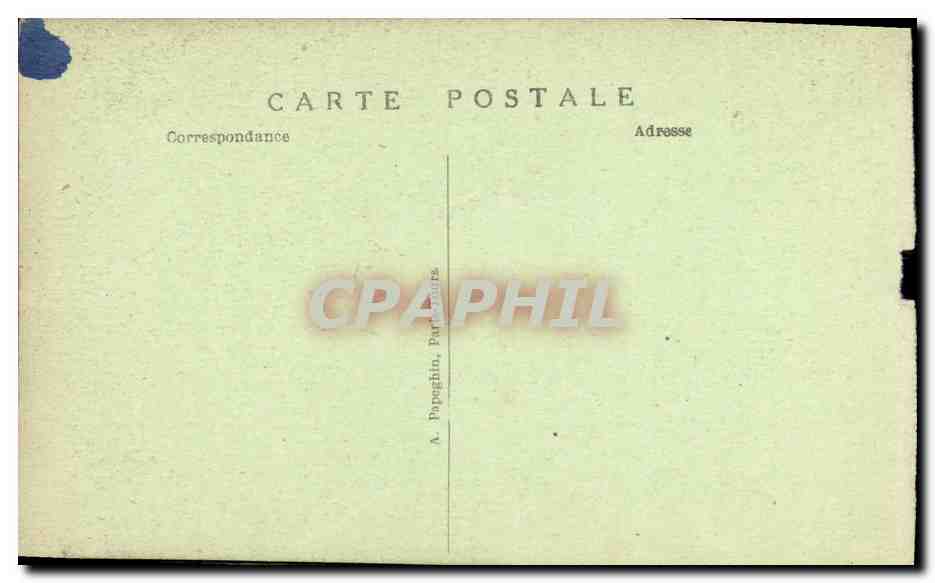 CPA Paris Exposition Internationale Des Arts Decoratifs 1925 Pavillon du commissariat general — Rückseite