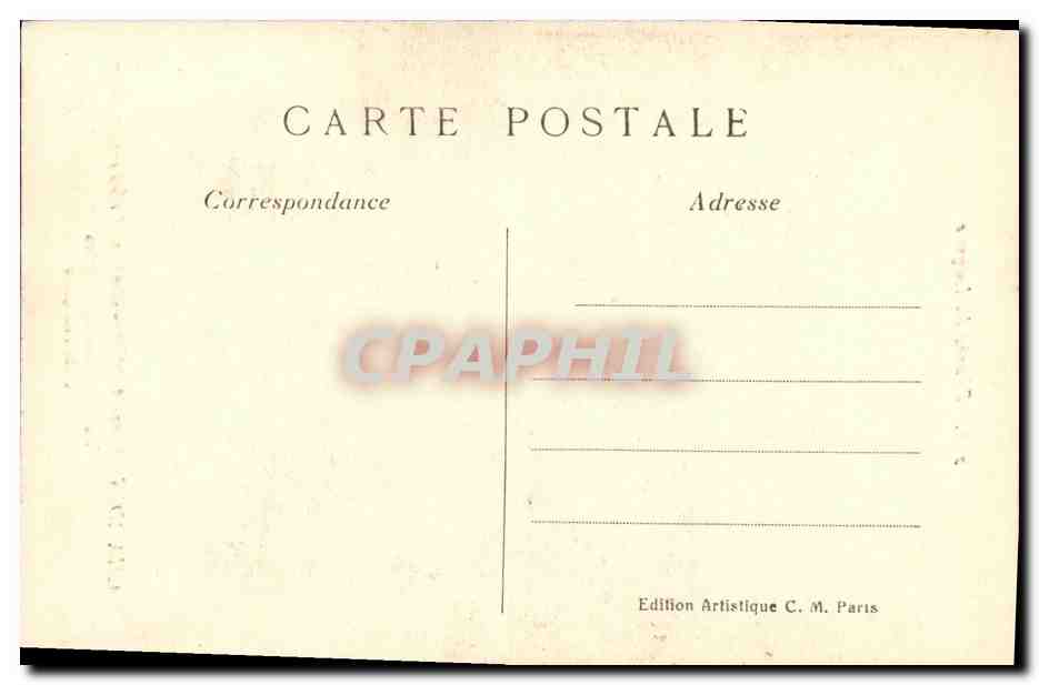 CPA Paris Musee du Louvre Le chateaud e cartes Chardin  — Verso