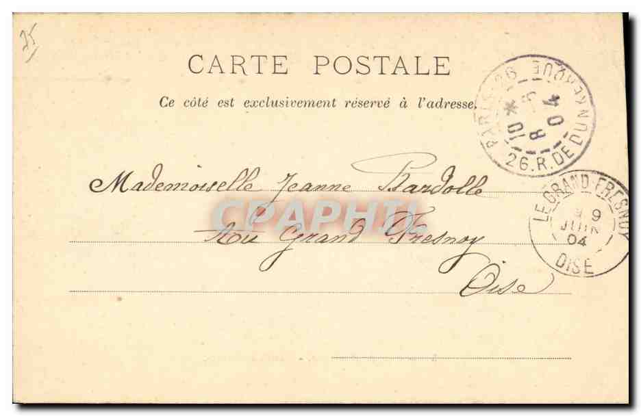 CPA Bois de Boulogne Pavillon Chinois Chien China — Rückseite