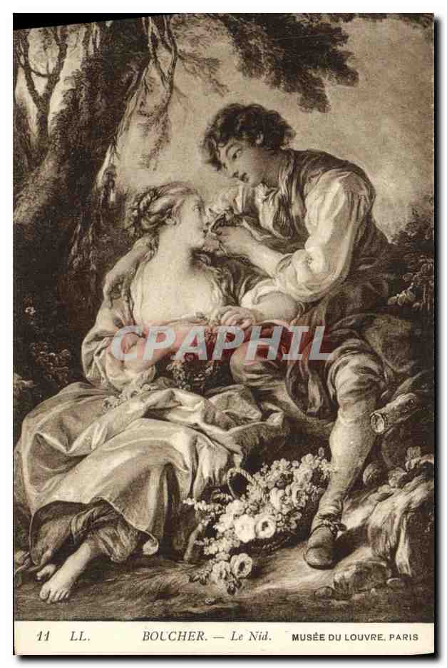 CPA Boucher Le Nid Musee du Louvre Paris 