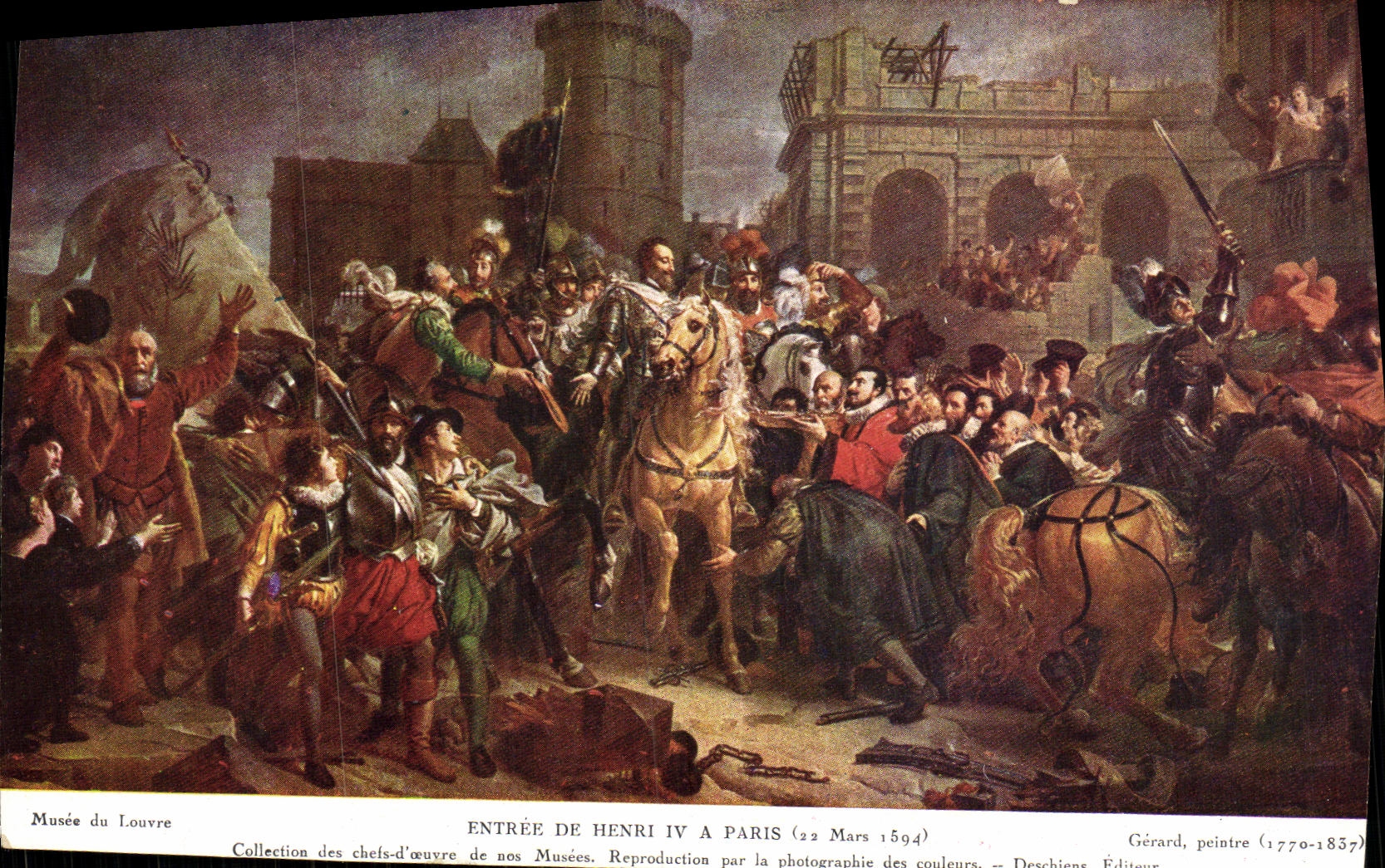 Entrée de Henri IV à Paris — 22 Mars 1594 — Deschiens Éditeur