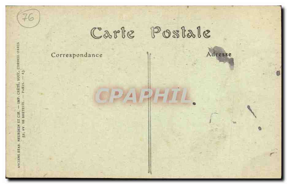 CPA Elbeuf La Gare d Elbeuf Ville  — Rückseite