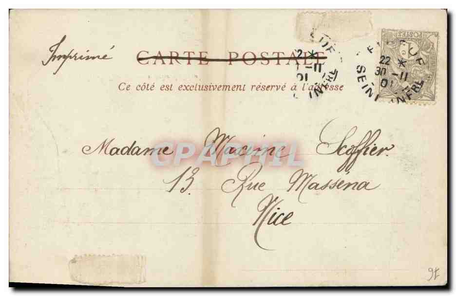 CPA Elbeuf Vue Generale prise d Orival — Rückseite