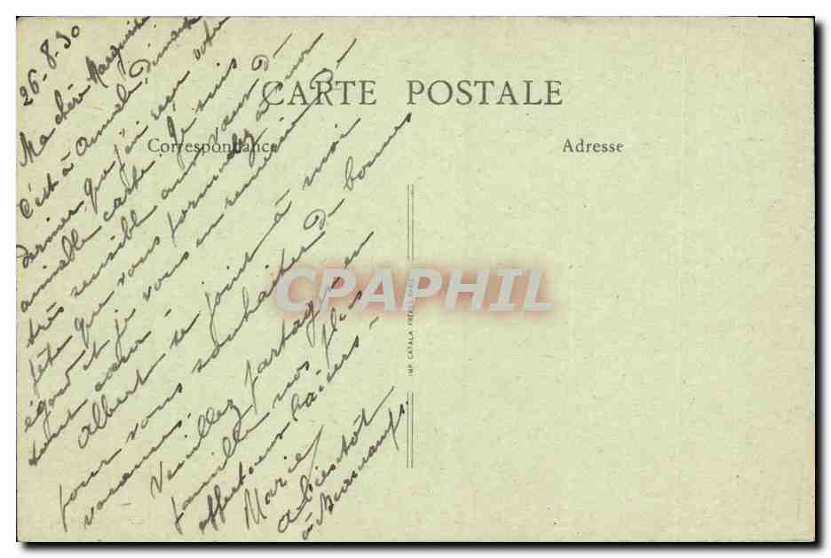 CPA Aumale Eglise Portail Jean Goujon  — Rückseite