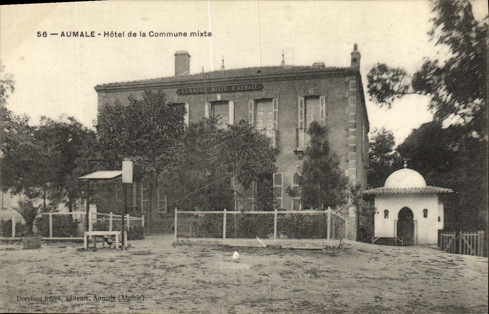 CPA Aumale Hotel de la Commune mixte 