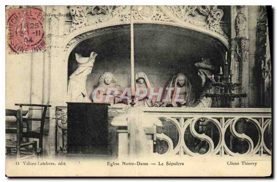 CPA Neufchatel en Bray Eglise Notre Dame Le Sepulcre 