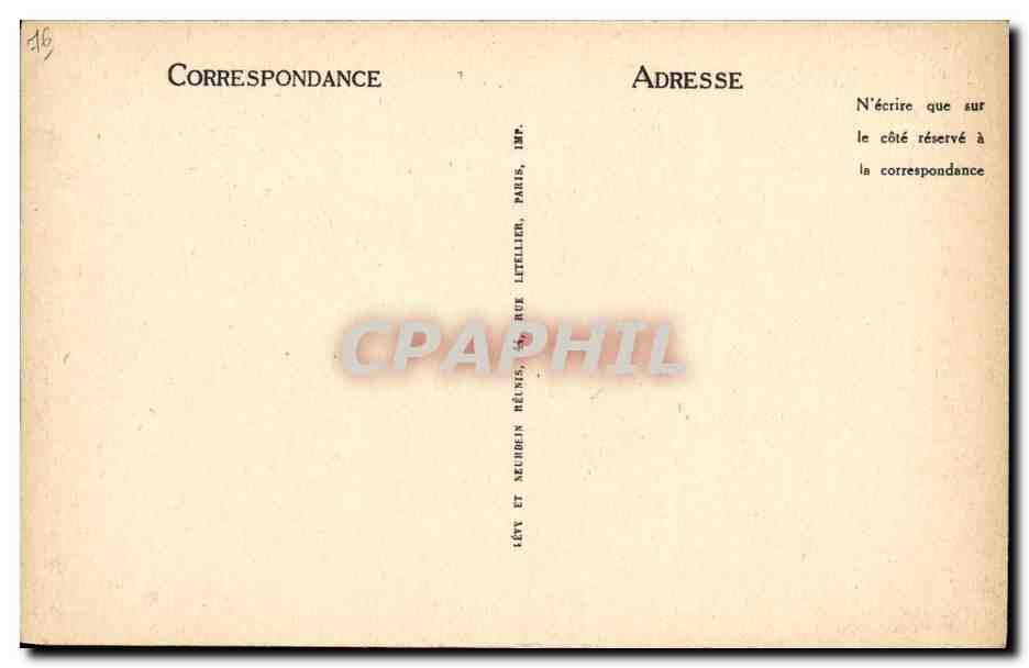 CPA Varengeville L Aiguille de la Falaise  — Rückseite