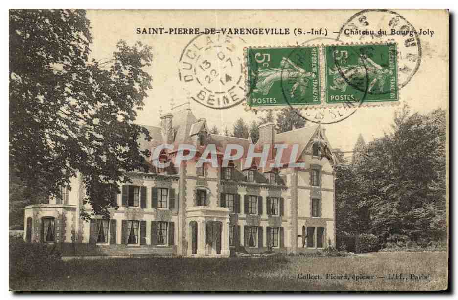 CPA Saint Pierre de Varengeville Chateau du Bourg Joly