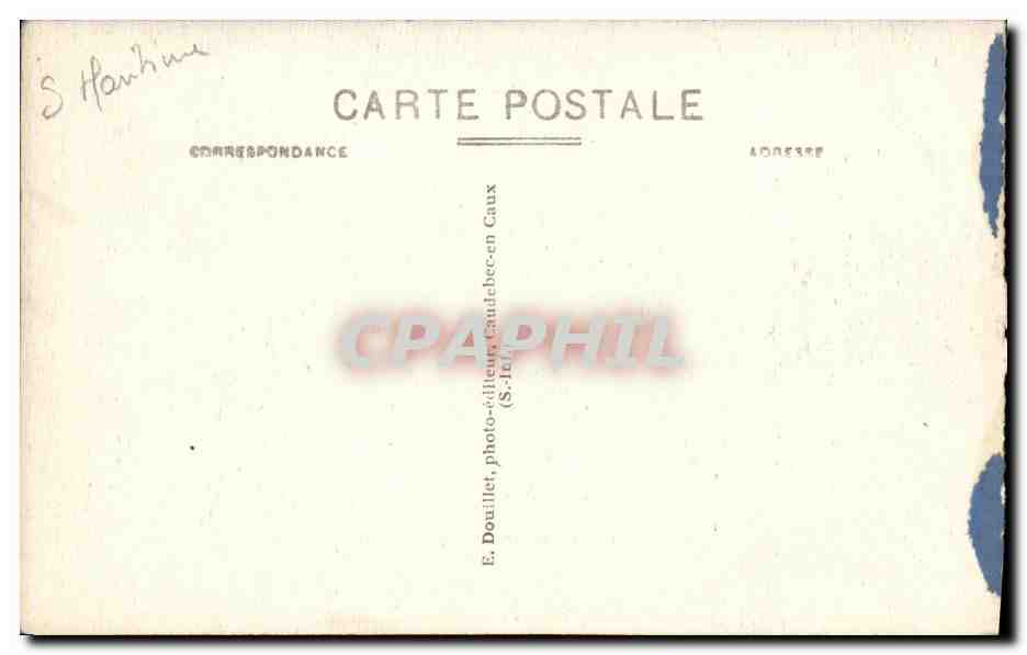 CPA Abbaye de St Wandrille Le cloitre — Rückseite