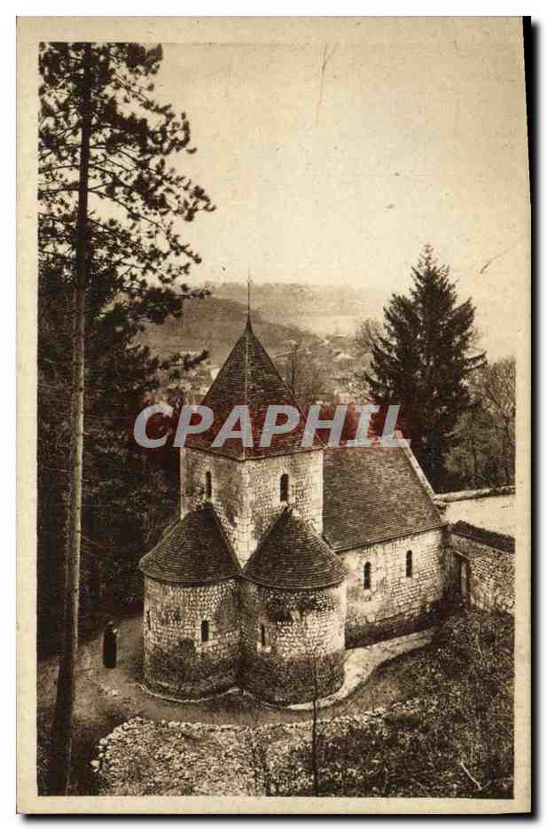 CPA Abbaye de Saint Wandrille La chapelle Saint Saturnin
