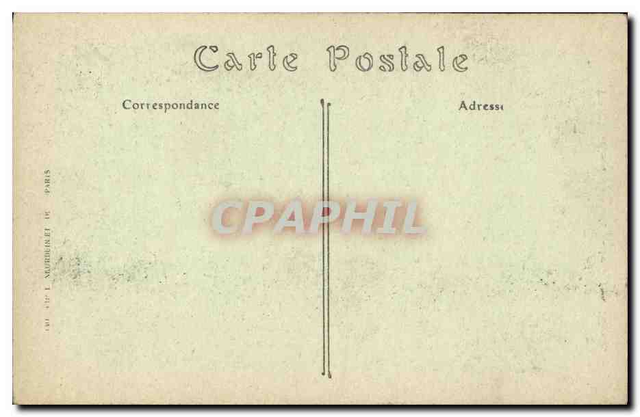 CPA Yport La Nef de l Eglise  — Rückseite