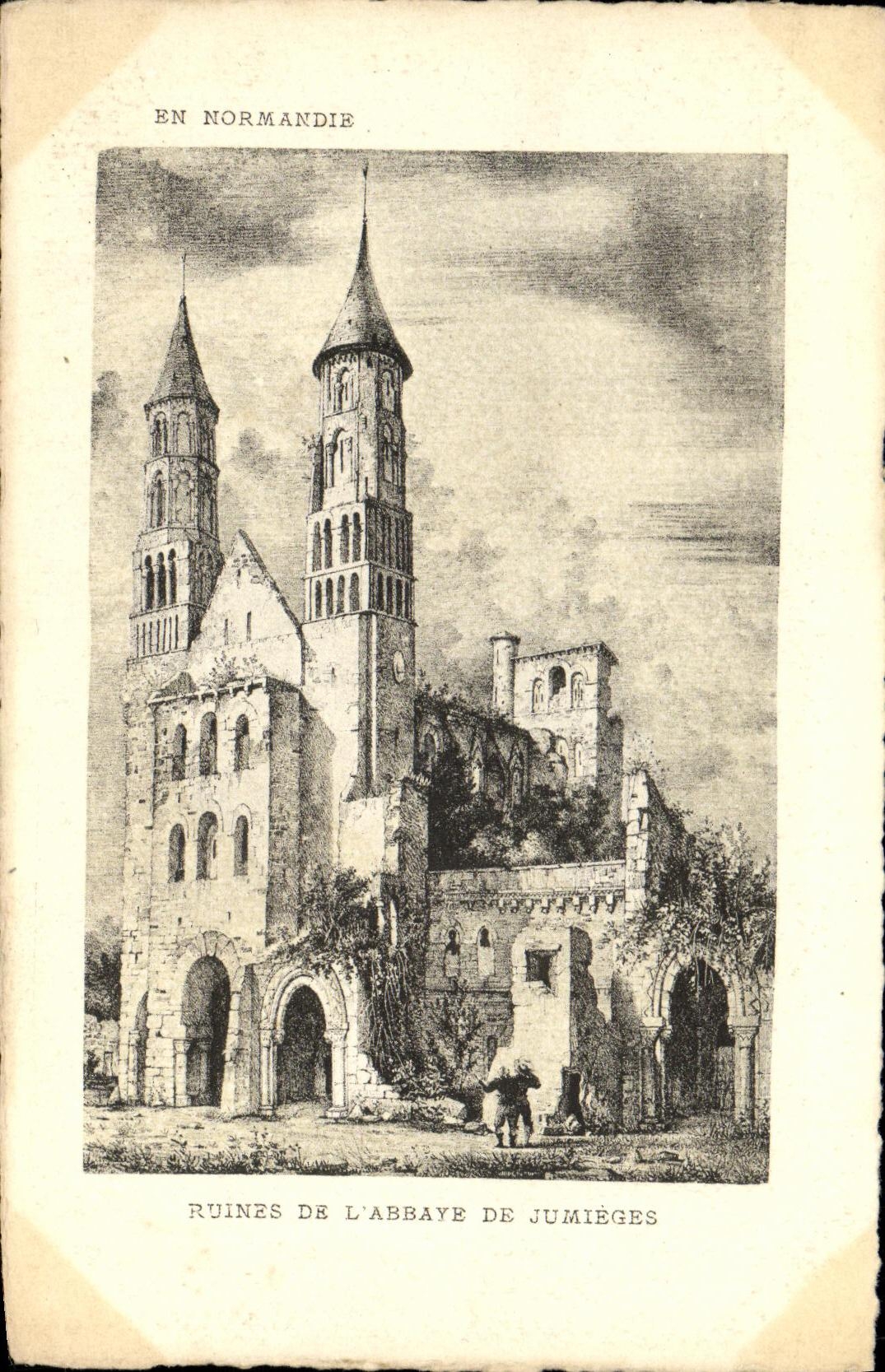 CPA Ruines de l Abbaye de Jumieges 