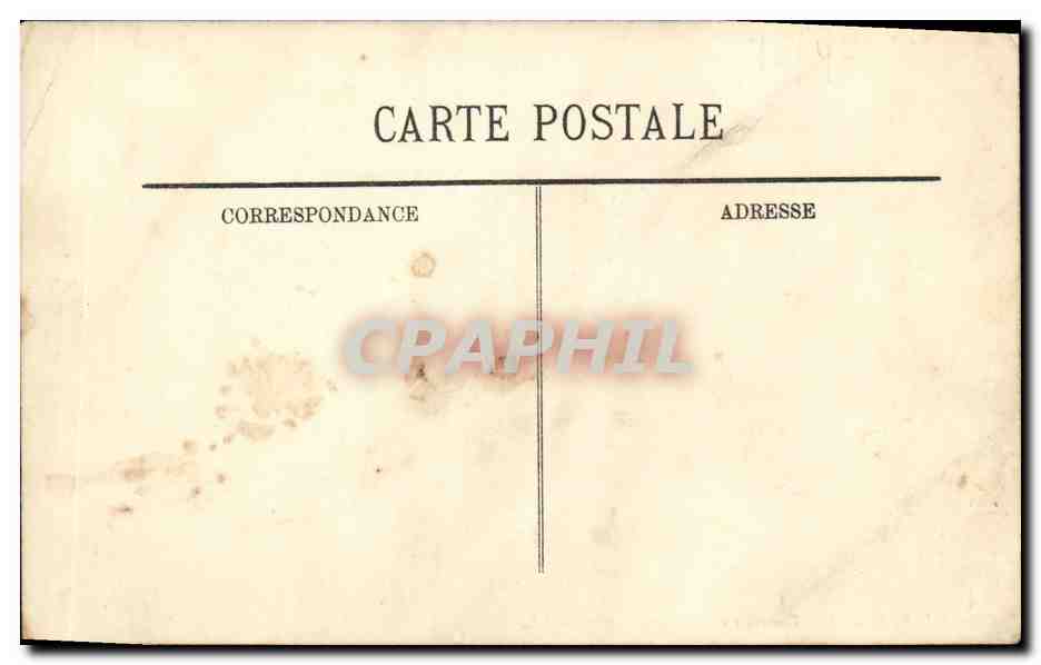 CPA Dieppe Les Tourelles et la Rue Aguado — Rückseite