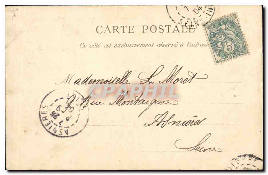 CPA Dieppe Anciens Remparts La porte Ouest  — Rückseite