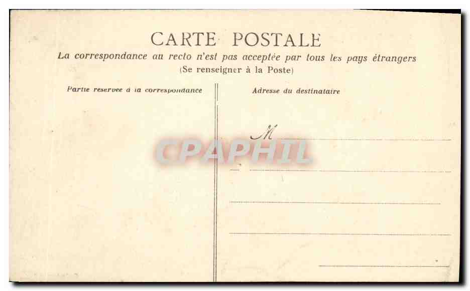 CPA Dieppe Les falaises  — Rückseite