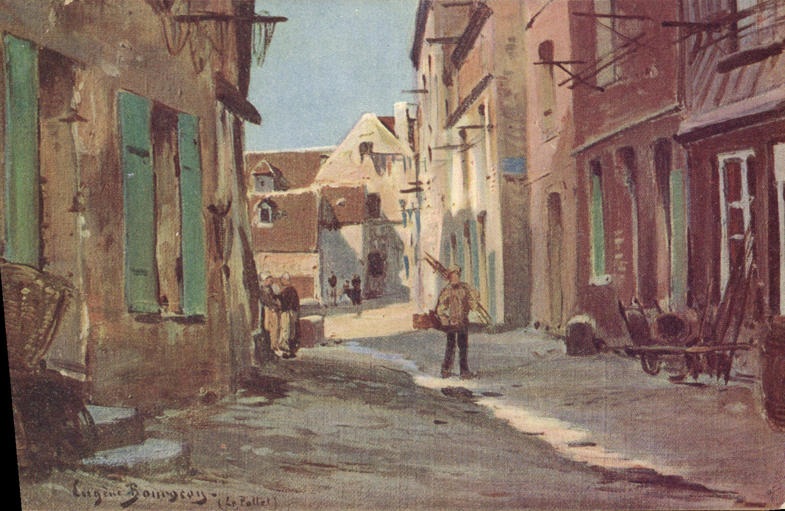 CPA Dieppe Le Pollet Rue du Petit Fort 