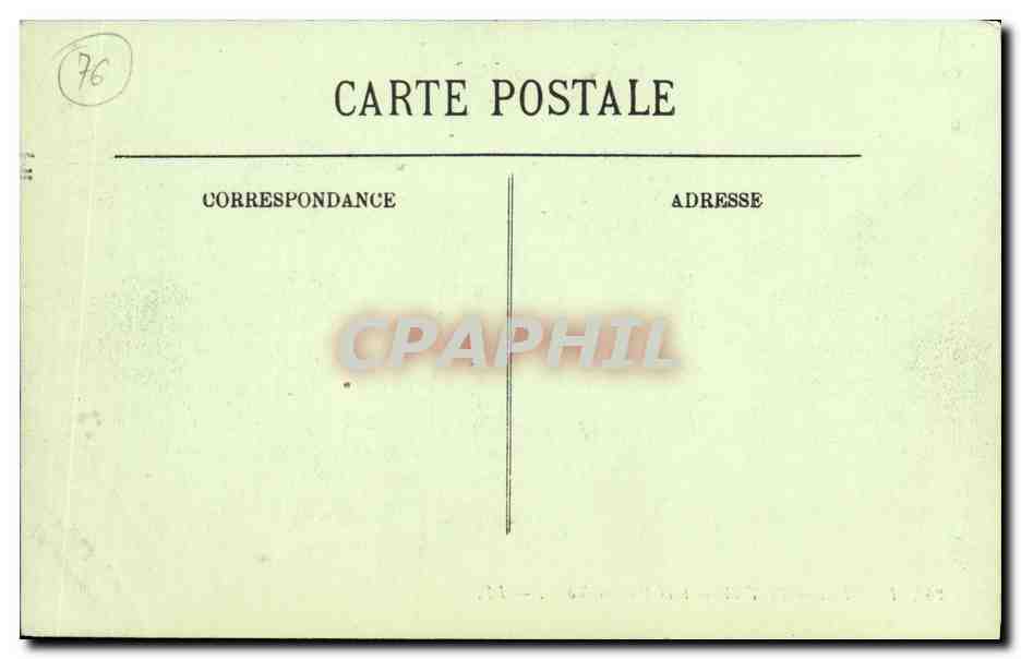 CPA Dieppe Le Theatre et les Vieilles Tours  — Verso
