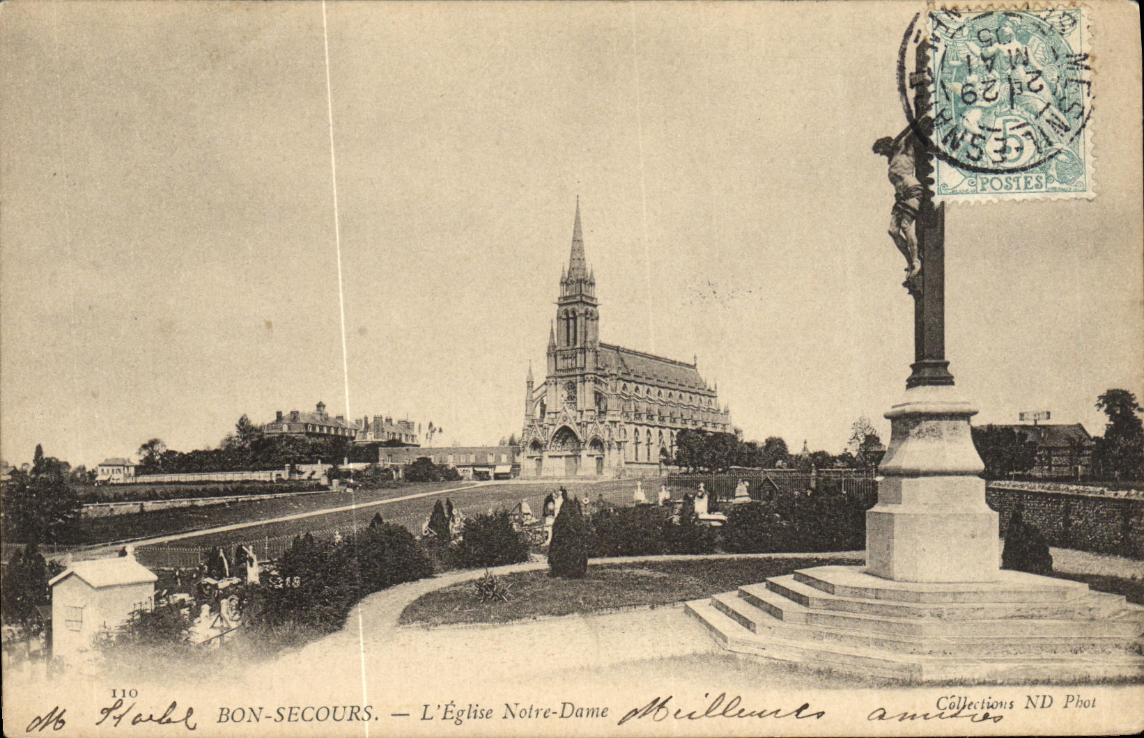CPA Bonsecours L Eglise Notre Dame 