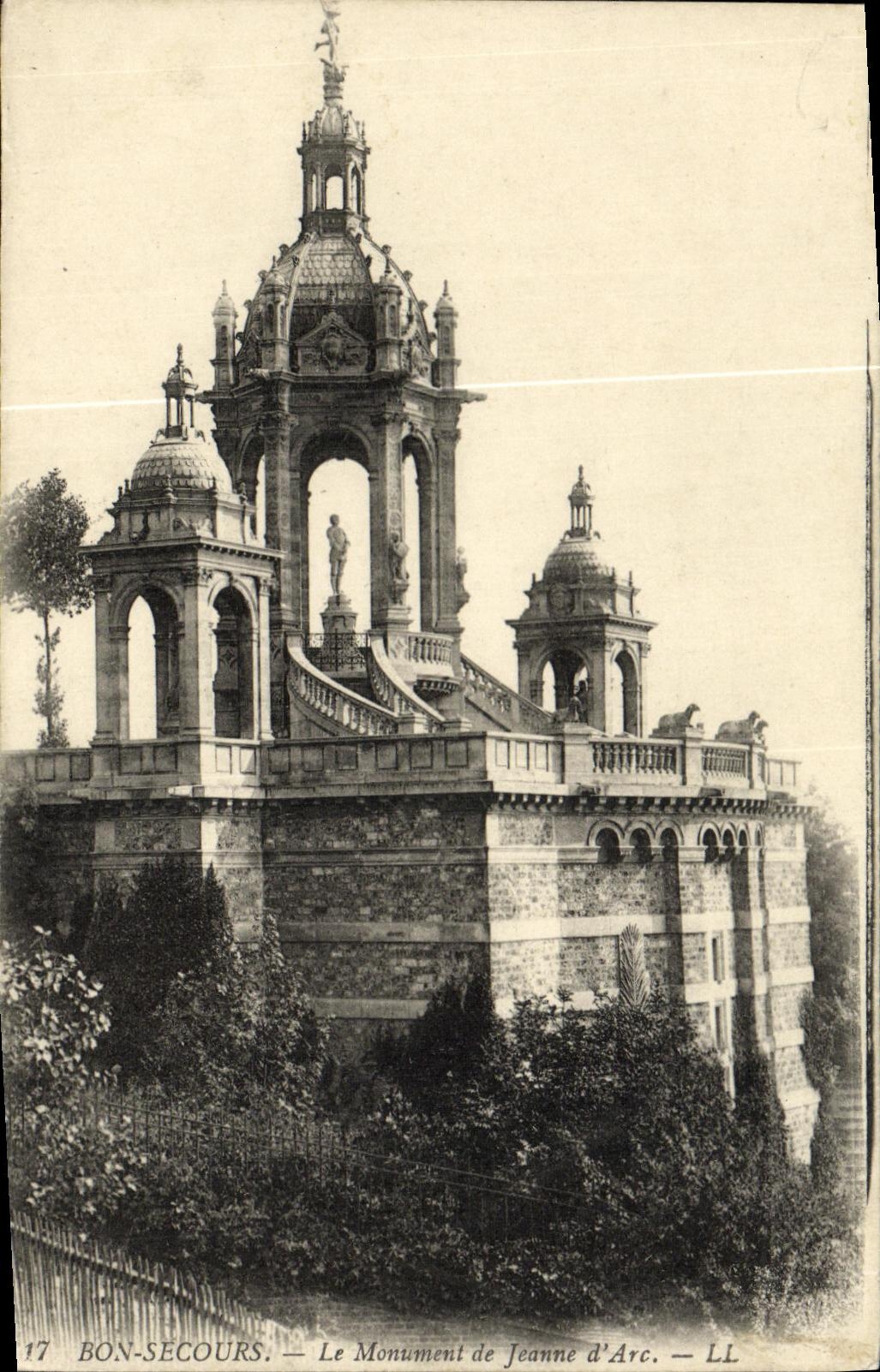 CPA Bonsecours Le Monument de Jeanne d Arc 