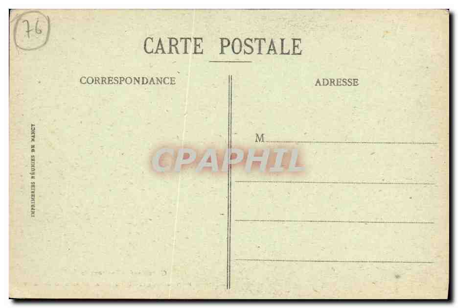 CPA Bonsecours Eglise La Nef au mois de Marie  — Rückseite