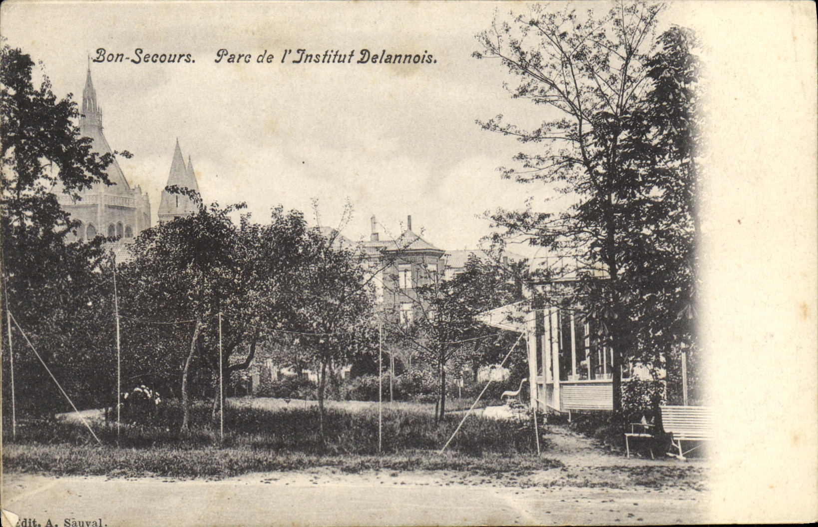 CPA Bonsecours Parc de l Institut Delannois 
