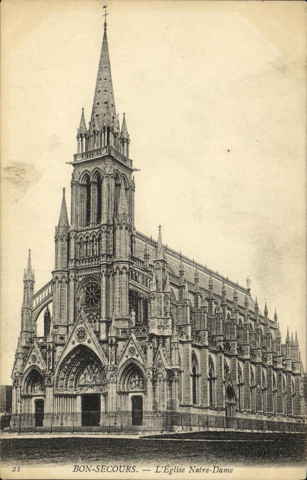 CPA Bonsecours L Eglise Notre Dame 