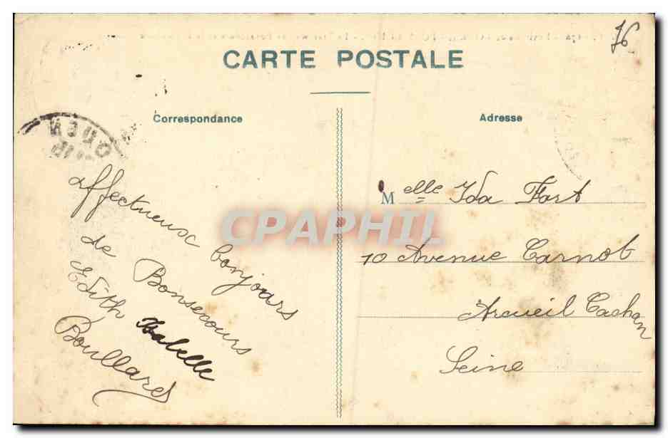 CPA Bonsecours Le Tramway de Bonsecours et le Funiculaire — Rückseite