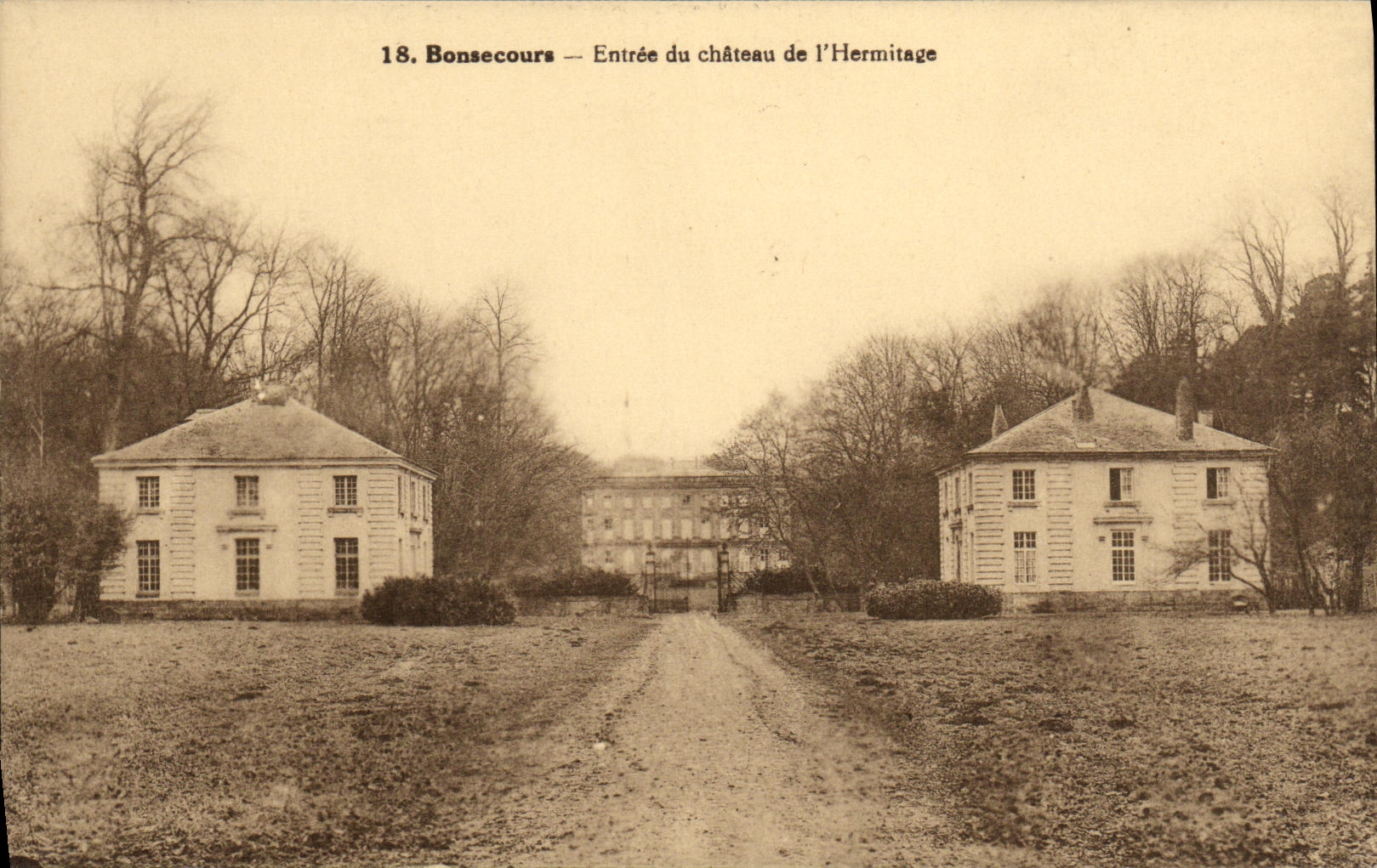 CPA Bonsecours Entree du Chateau de l Hermitage 