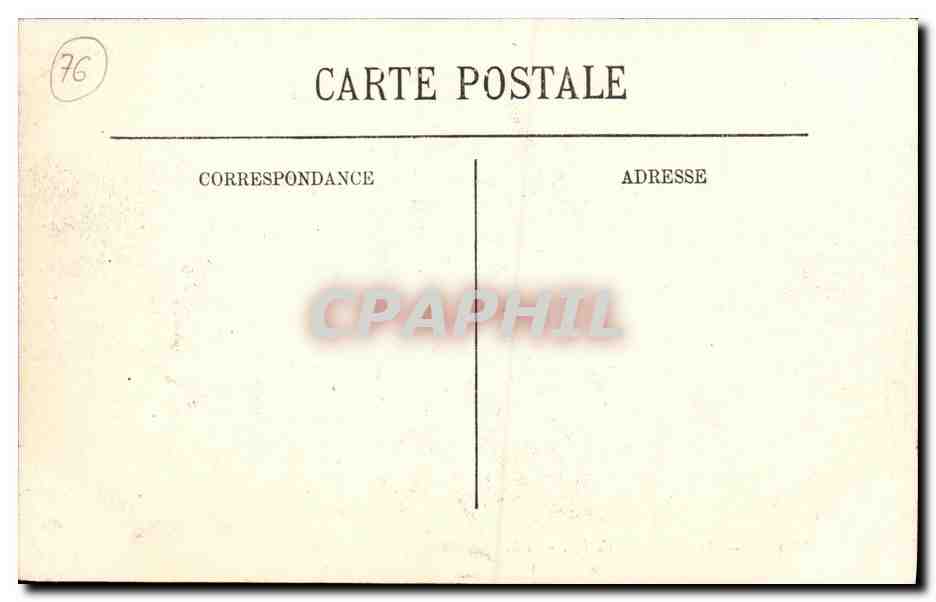 CPA Dieppe La Jardin du Casino Enfants — Verso